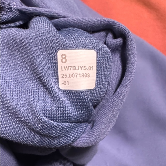 Lululemon 4β high rise Align Shorts Washed denim size 8 medium - Picture 5 of 5